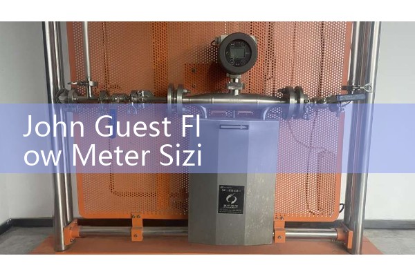 John Guest Flow Meter Sizing: Compact Push-Fit Polypropylene Micro-Flow Monitors for Reverse Osmosis Water
